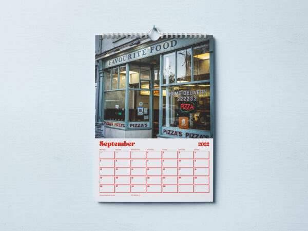 Inside of Kebab Shops of Plymouth Calendar 2022 - Showing Favourite Foods